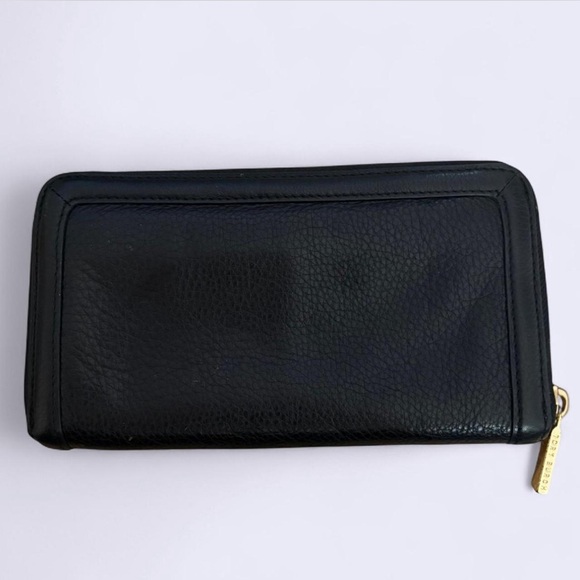 Tory Burch Black and Gold Wallet - Picture 2 of 3